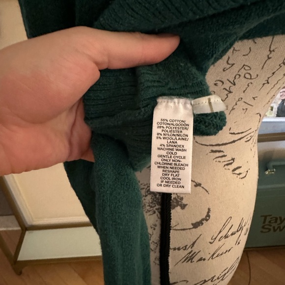 Loft Emerald Green Turtleneck Sweater - Picture 4 of 4